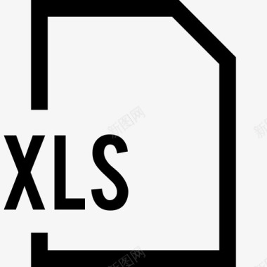 xls文件扩展名文档文件名图标