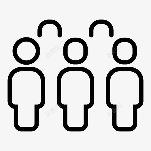 人群社区服务svg_新图网 https://ixintu.com 人群 社区 服务