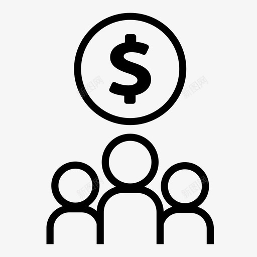 投资公司美元svg_新图网 https://ixintu.com 投资 投资公司 美元 货币 利润