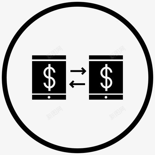 汇款换钱付账svg_新图网 https://ixintu.com 汇款 换钱 付账 付款 删除 用户