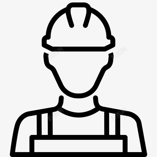 劳动化身建筑svg_新图网 https://ixintu.com 劳动 化身 建筑 工人 五一节