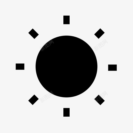 太阳对比度全亮度svg_新图网 https://ixintu.com 太阳 对比度 亮度 光照 天气 最喜 喜欢