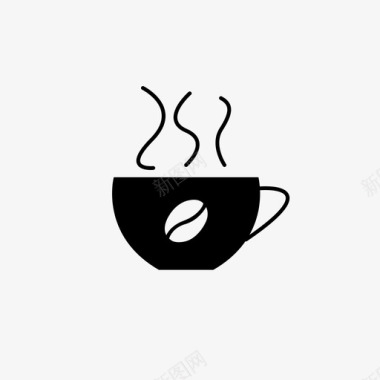 咖啡杯咖啡屋浓缩咖啡图标
