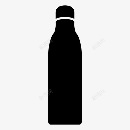 瓶子矿泉水瓶雕文svg_新图网 https://ixintu.com 瓶子 矿泉水瓶 雕文