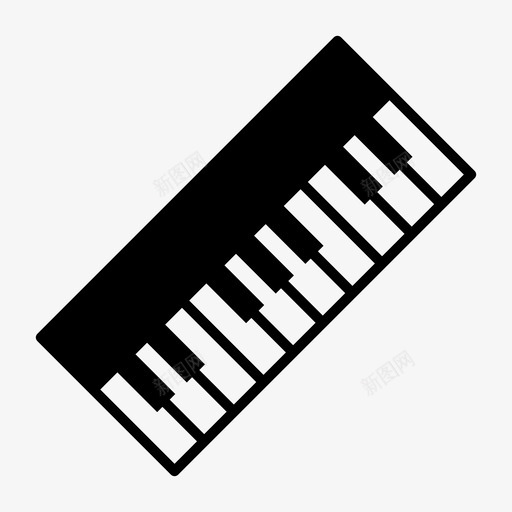 键盘乐队乐器svg_新图网 https://ixintu.com 键盘 乐队 乐器 琴键 音乐 钢琴 大师 收藏