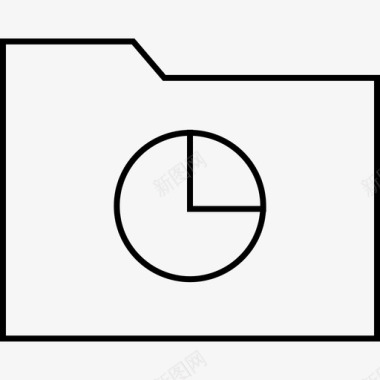 文件夹图表存档文件图标