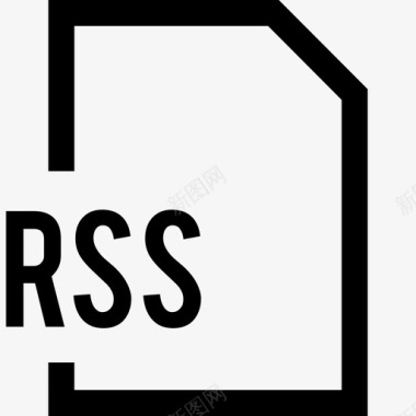 rss文件扩展名文档扩展名图标