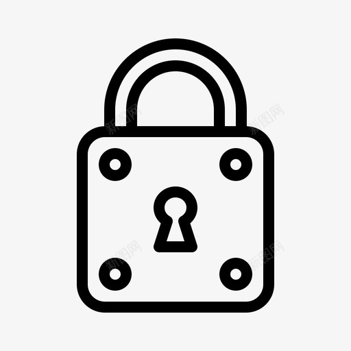 锁银行金融svg_新图网 https://ixintu.com 金融 银行 支付 安全