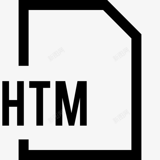 HTM文件扩展名文档文件名svg_新图网 https://ixintu.com 文件 扩展名 文件名 文档