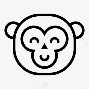 猴脸狒狒黑猩猩图标