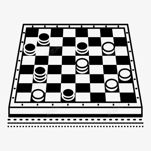 跳棋棋盘游戏方格svg_新图网 https://ixintu.com 跳棋 棋盘 游戏 方格 休闲游戏 乐趣