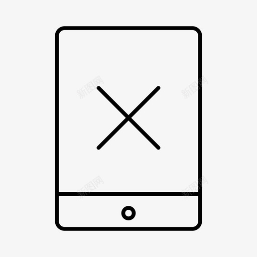 ipad取消设备无显示svg_新图网 https://ixintu.com 取消 设备 显示 显示屏 屏幕