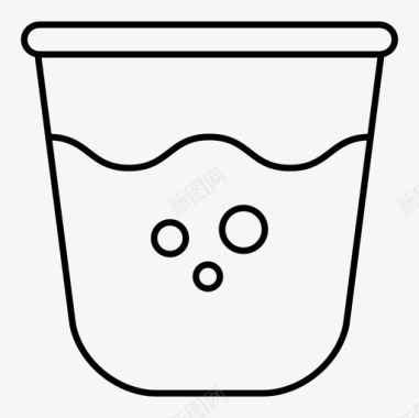 玻璃水晶饮料图标