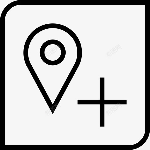 gps地图导航添加查找gps地图svg_新图网 https://ixintu.com 地图 导航 添加 查找 位置