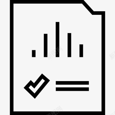 分析报告信息图表网页图标