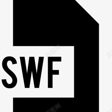 swf文件文档扩展名图标