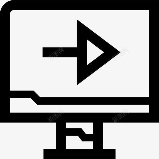 计算机箭头桌面方向svg_新图网 https://ixintu.com 计算机 箭头 桌面 方向 信息 图形 粗体