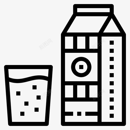 牛奶饮料瓶子svg_新图网 https://ixintu.com 饮料 牛奶 瓶子 玻璃杯 食物 零食