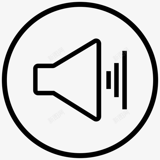 音量注意力音频svg_新图网 https://ixintu.com 音量 注意力 音频 音乐 新闻 声音 扬声器 增大 视频 打印机 用户