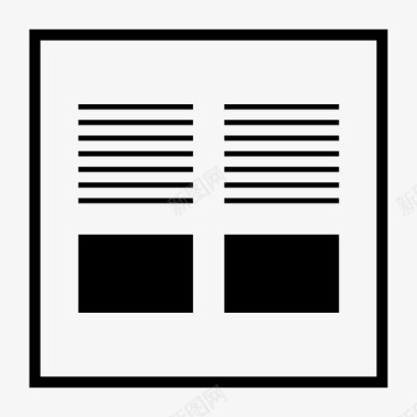 网站线框设计实体模型图标
