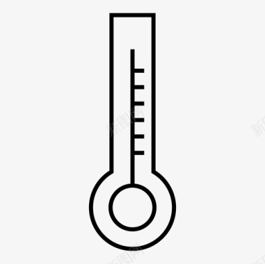 温度计炎热的天气温度图标