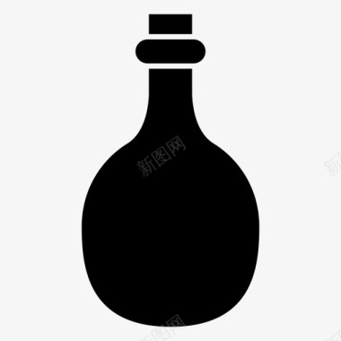 瓶香水瓶雕文图标