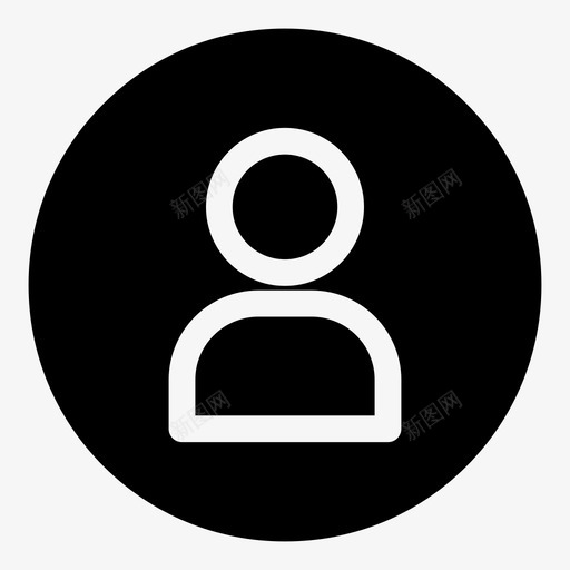 用户配置文件个人用户头像svg_新图网 https://ixintu.com 用户 配置文件 个人 头像 用户界面 业务
