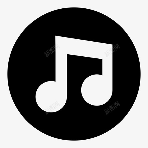 音符音频乐谱svg_新图网 https://ixintu.com 音符 音频 乐谱 声音 按钮