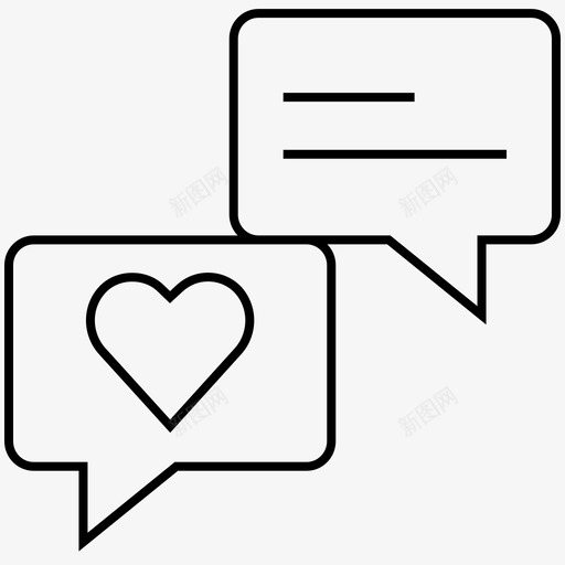 爱发短信心短信svg_新图网 https://ixintu.com 短信 爱发 情人节 信心 聊天