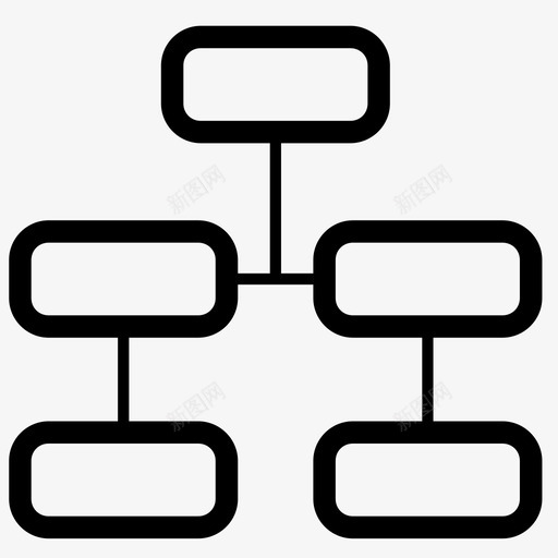 组织结构图层次结构分类法svg_新图网 https://ixintu.com 组织 组织结构 结构图 层次 结构 分类法