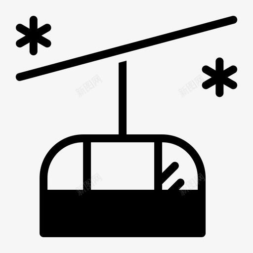 缆车电梯运输svg_新图网 https://ixintu.com 缆车 电梯 运输 冬冬 冬雪