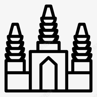 吴哥考古公园景点柬埔寨图标