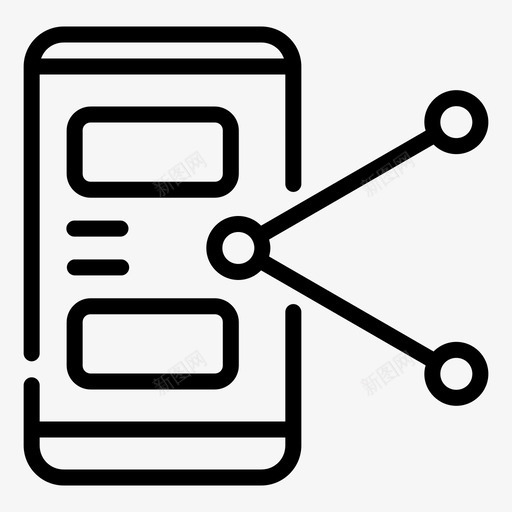 分享媒体千年svg_新图网 https://ixintu.com 千年 分享 媒体 智能 手机 社交 一代