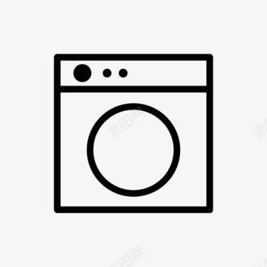 洗衣机布标志图标