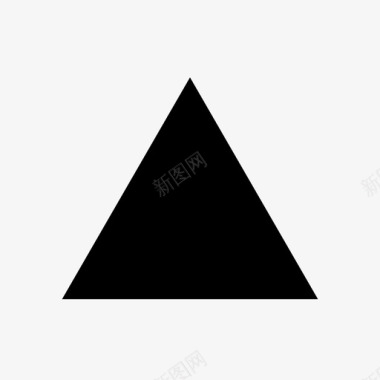几何三角形包含多边形图标