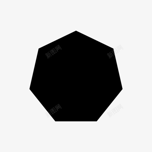 几何七边形包含多边形svg_新图网 https://ixintu.com 几何 边形 包含 多边形 形状