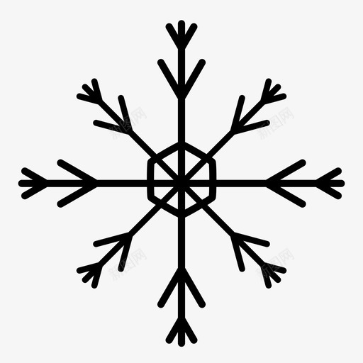 雪花冷svg_新图网 https://ixintu.com 雪花 冷冷