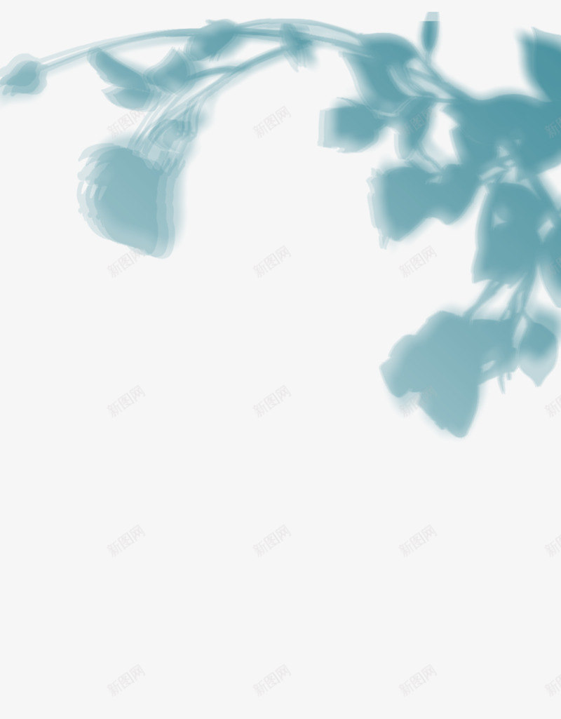 玫瑰花影子png免抠素材_新图网 https://ixintu.com 玫瑰花 影子