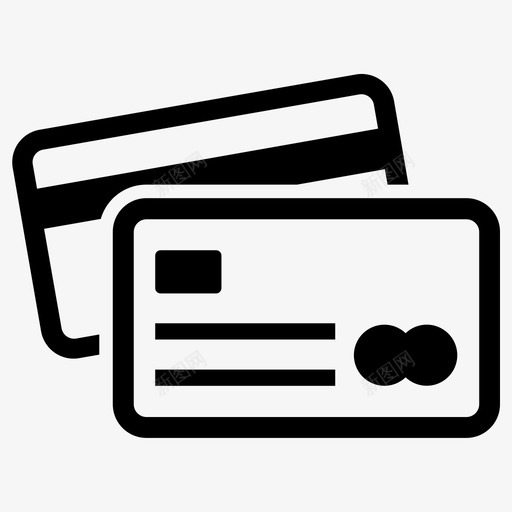 信用卡支付付款svg_新图网 https://ixintu.com 信用卡 支付 付款 购物 个人 业务