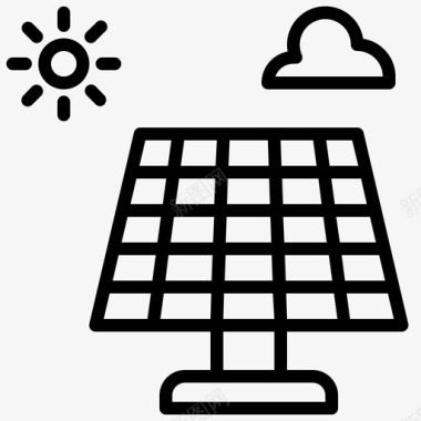 太阳能太阳能发电生态卷2图标