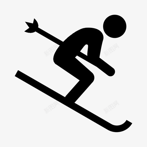 滑雪者运动员比赛svg_新图网 https://ixintu.com 滑雪者 运动员 比赛 受伤