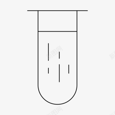烧瓶实验液体图标