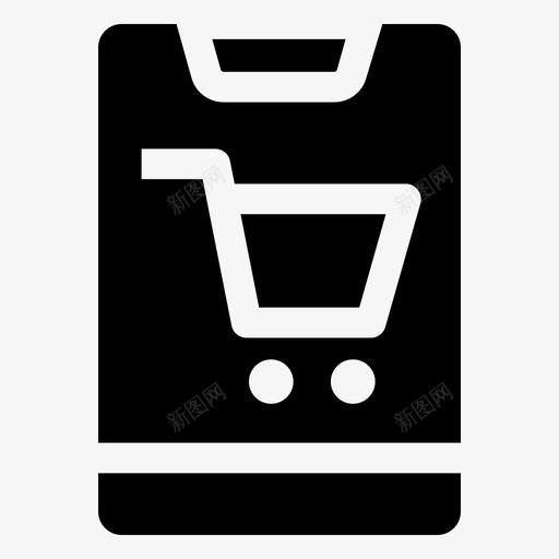 电子商务信用卡支付svg_新图网 https://ixintu.com 电子商务 信用卡 支付 购物 交易 基本 填充