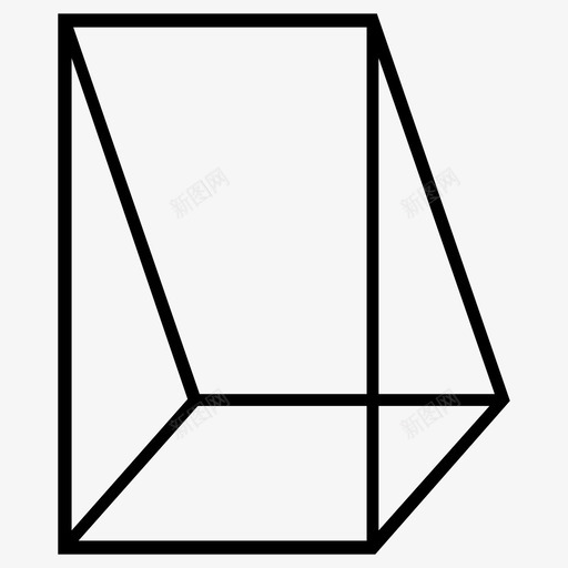 三棱柱几何学数学svg_新图网 https://ixintu.com 三棱 棱柱 几何学 数学 三角形 体积