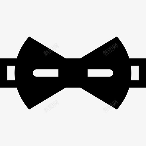 领结服装优雅svg_新图网 https://ixintu.com 领结 服装 优雅 领带 小黑