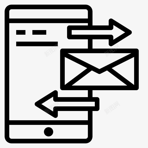 智能手机电子邮件发送svg_新图网 https://ixintu.com 智能 手机 电子邮件 发送 技术转让 项目管理