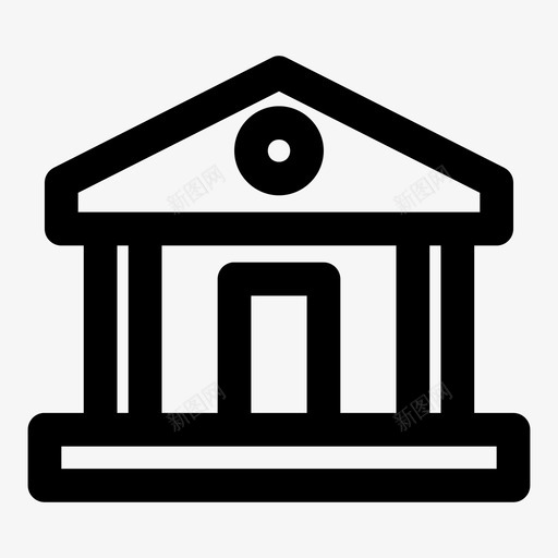 古代卫城银行svg_新图网 https://ixintu.com 古代 卫城 银行 建筑 博物馆 管理