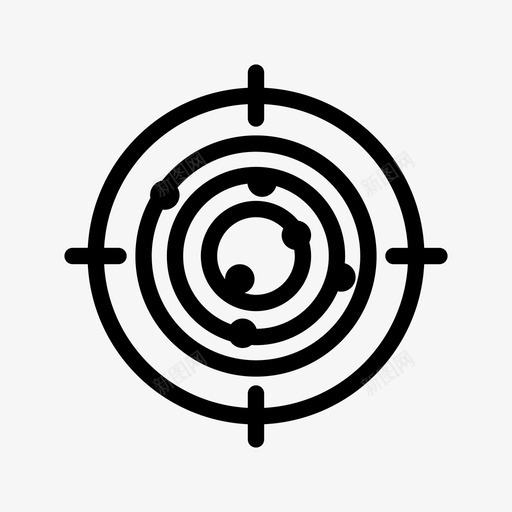 射击靶瞄准运动svg_新图网 https://ixintu.com 运动 射击 瞄准 样式 部分