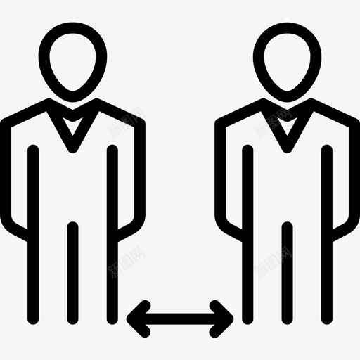 社交距离冠状病毒冠状病毒19svg_新图网 https://ixintu.com 冠状 病毒 社交 距离
