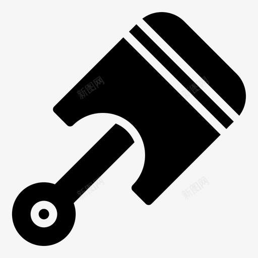 活塞部件机器svg_新图网 https://ixintu.com 马达 活塞 部件 机器 实心